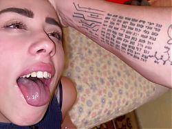 Hot Blonde Deepthroat and Hardcore Sex to Cum in Mouth PT 1